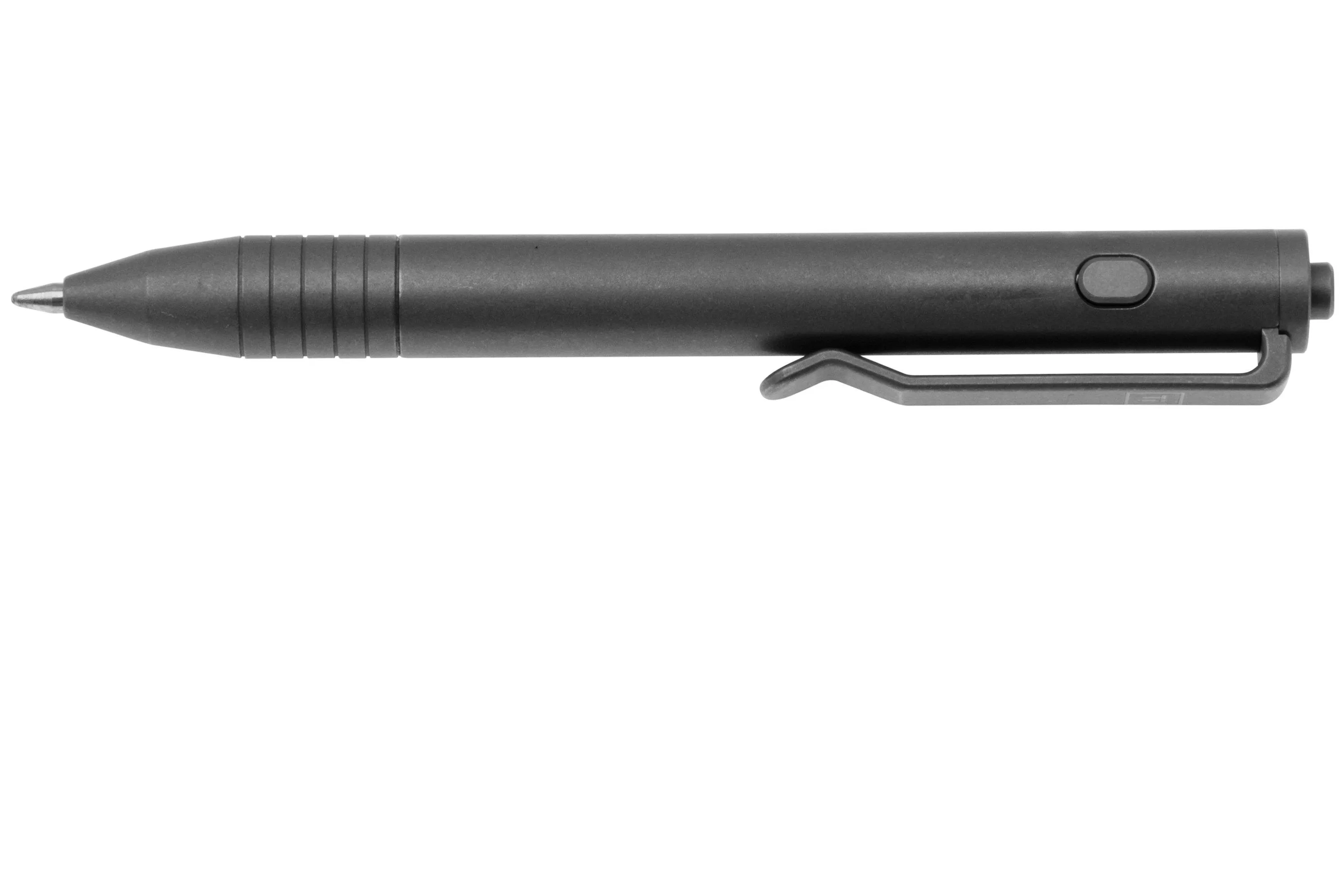 Big Idea Design Mini Dual Side Click Pen MDSC-SW Stonewashed Titanium, everyday carry pen, bolígrafo EDC