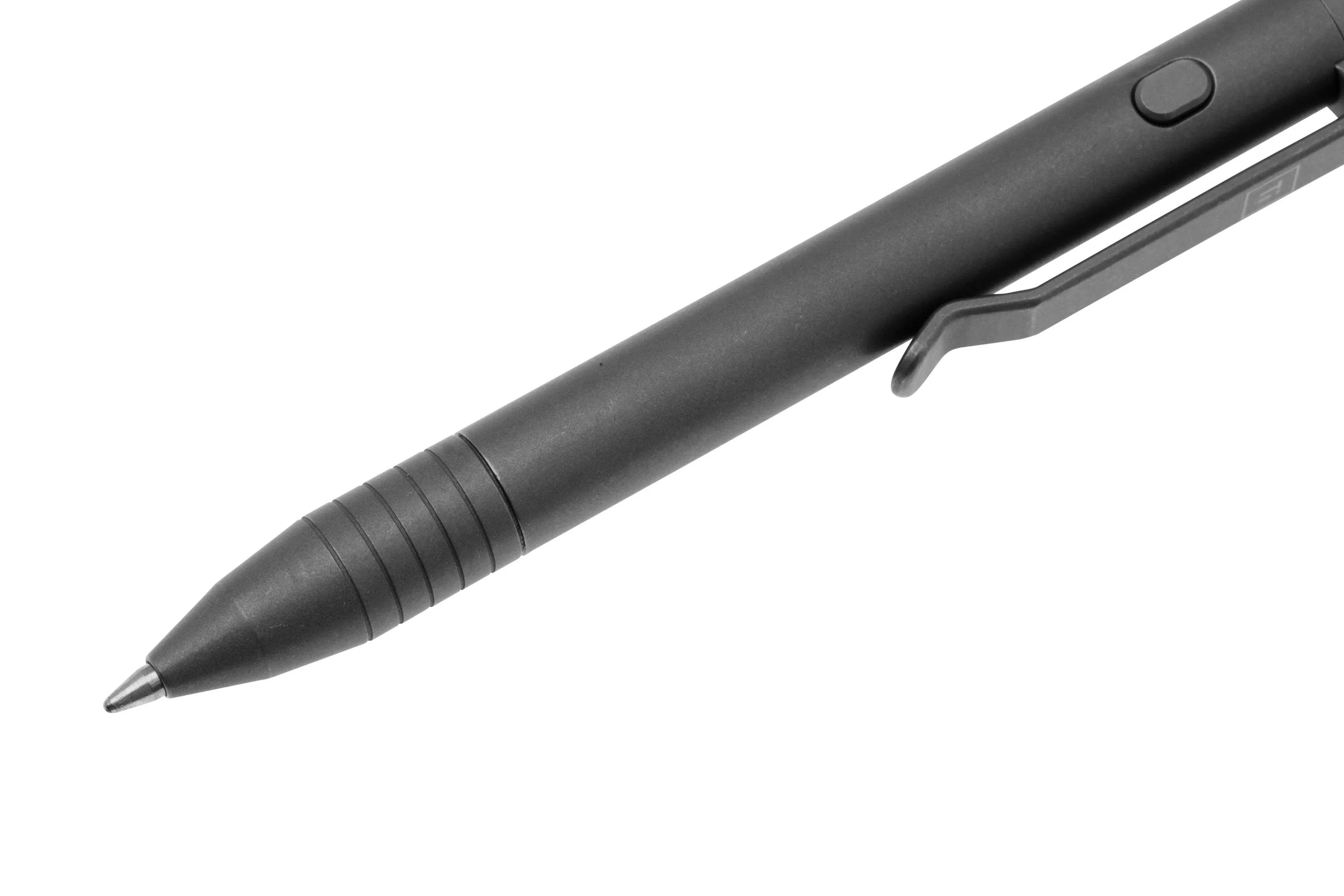 Big Idea Design Mini Dual Side Click Pen MDSC-SW Stonewashed Titanium, everyday carry pen, bolígrafo EDC