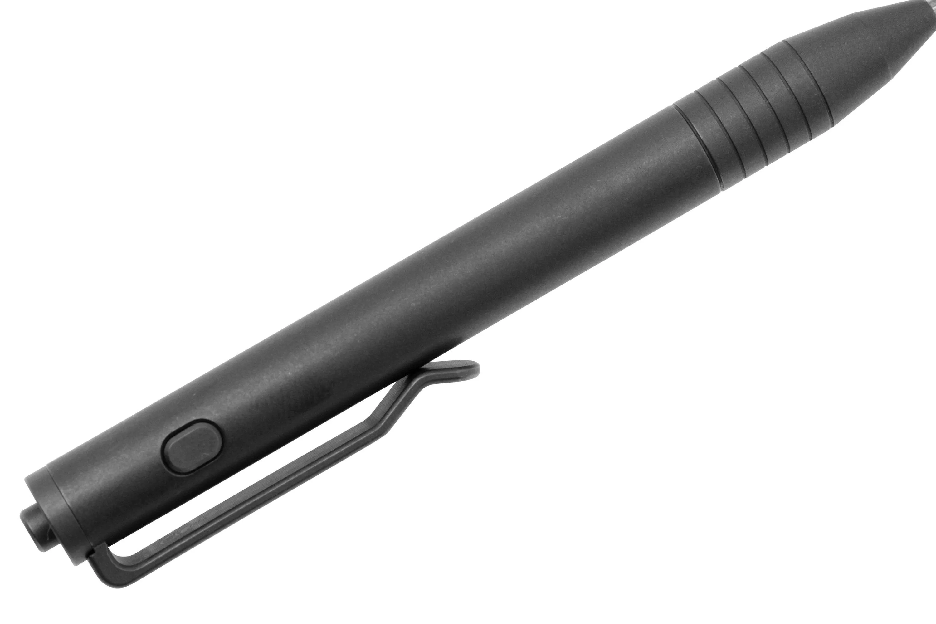 Big Idea Design Mini Dual Side Click Pen MDSC-SW Stonewashed Titanium, everyday carry pen, bolígrafo EDC