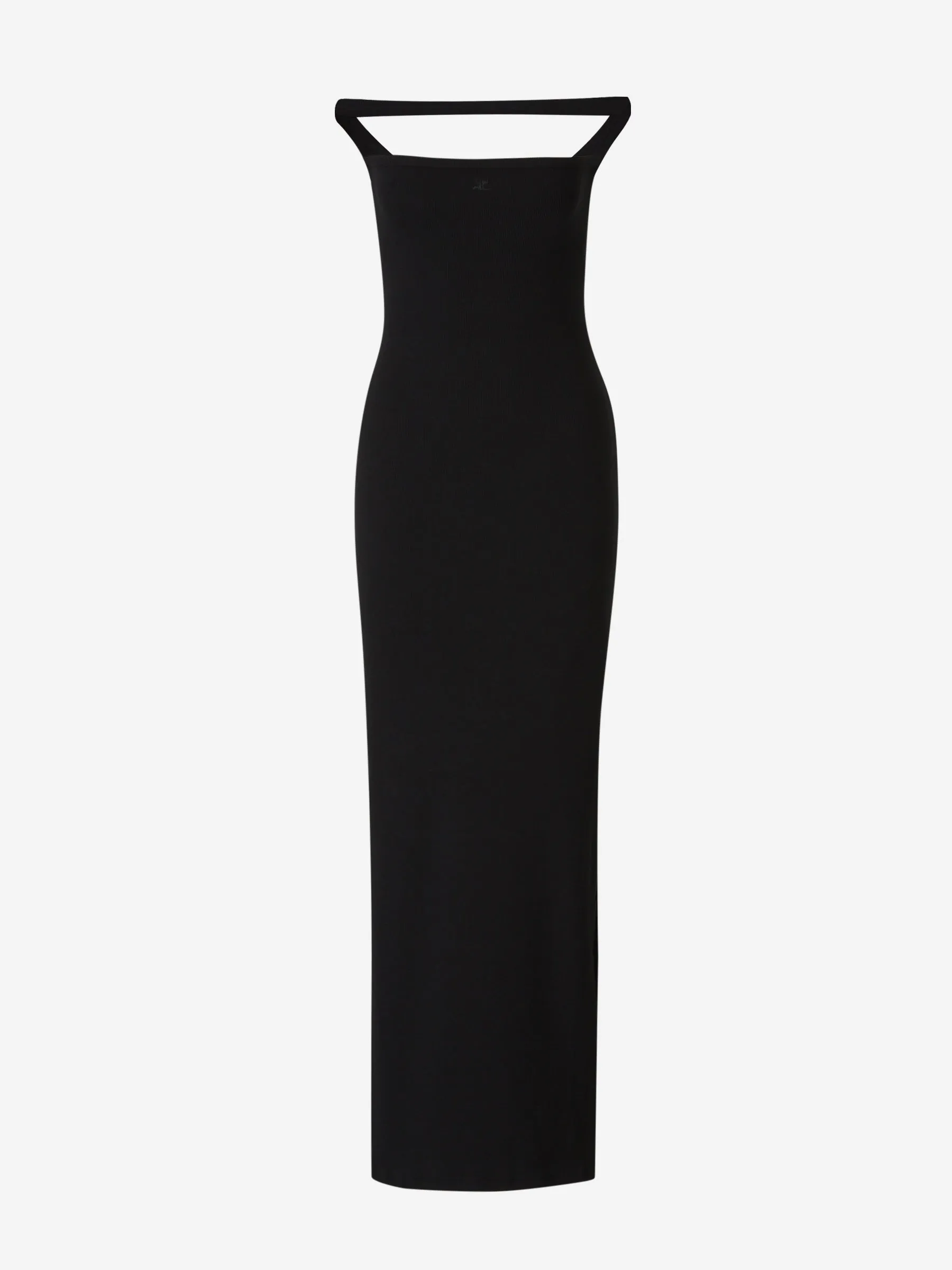 Courrèges Vestido Midi Punto