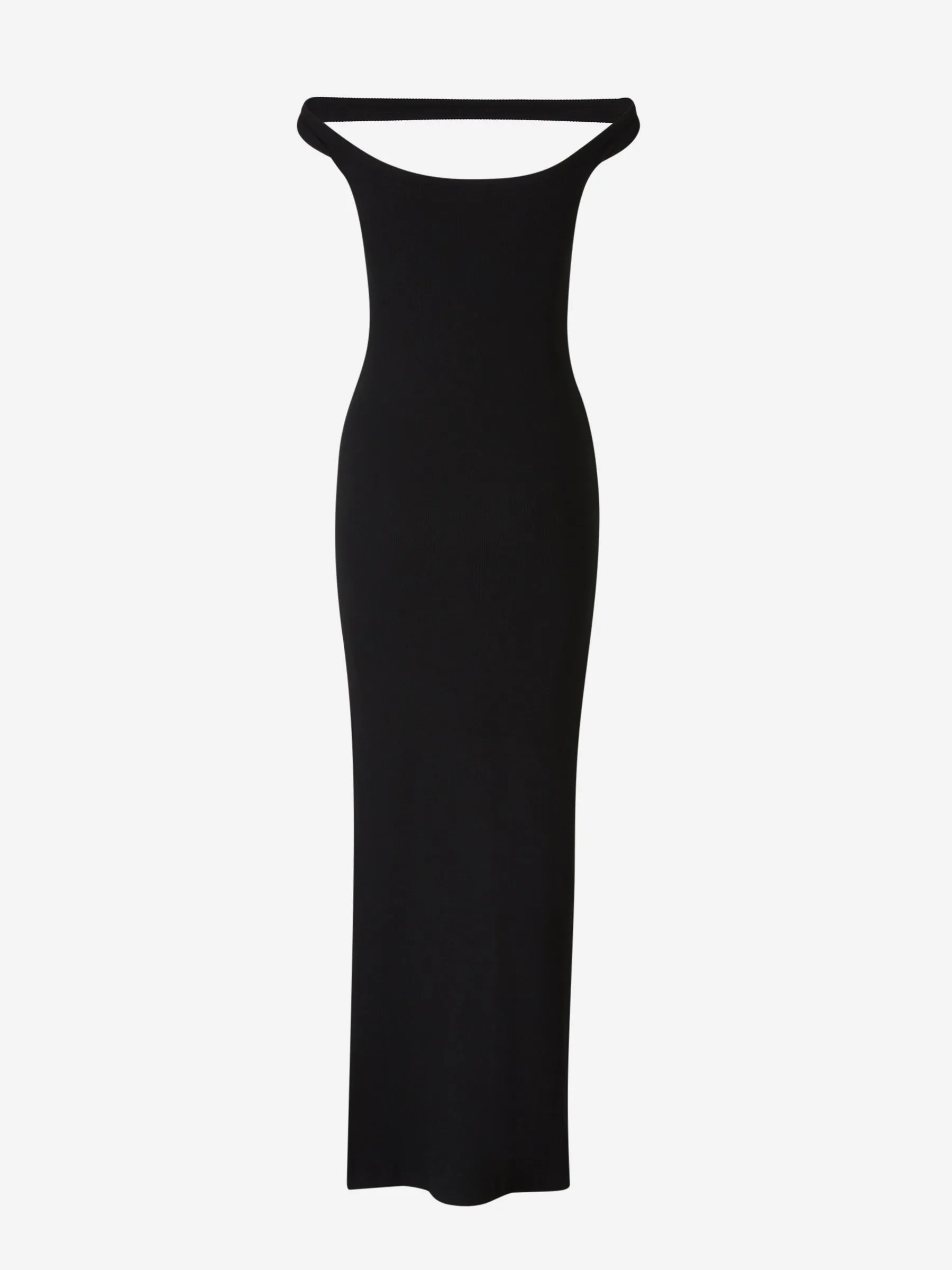 Courrèges Vestido Midi Punto