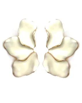 PENDIENTES BLANCOS IDEALES PARA CEREMONIAS DE DIA O DE NOCHE