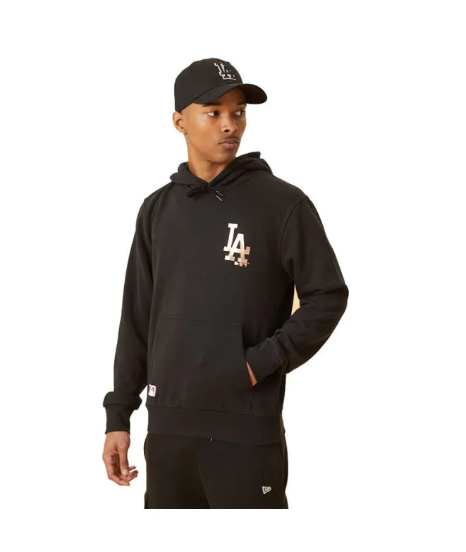 Sudadera New Era LA Dodger Metallic Logo Black M