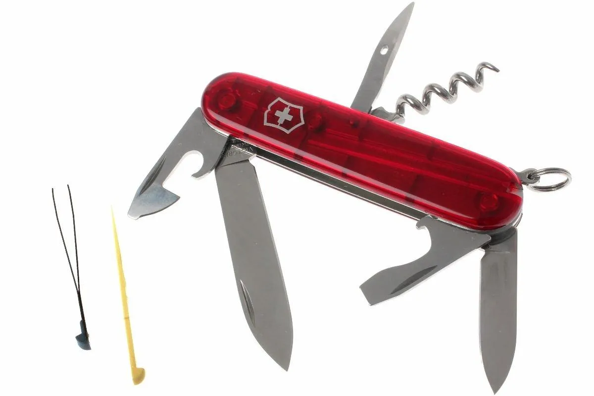 Victorinox Spartan rojo transparente 1.3603.T navaja suiza