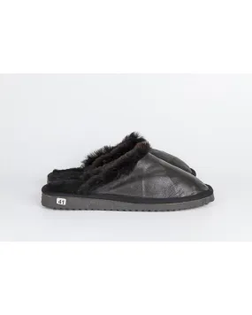 zapatillas destalonadas con pelo